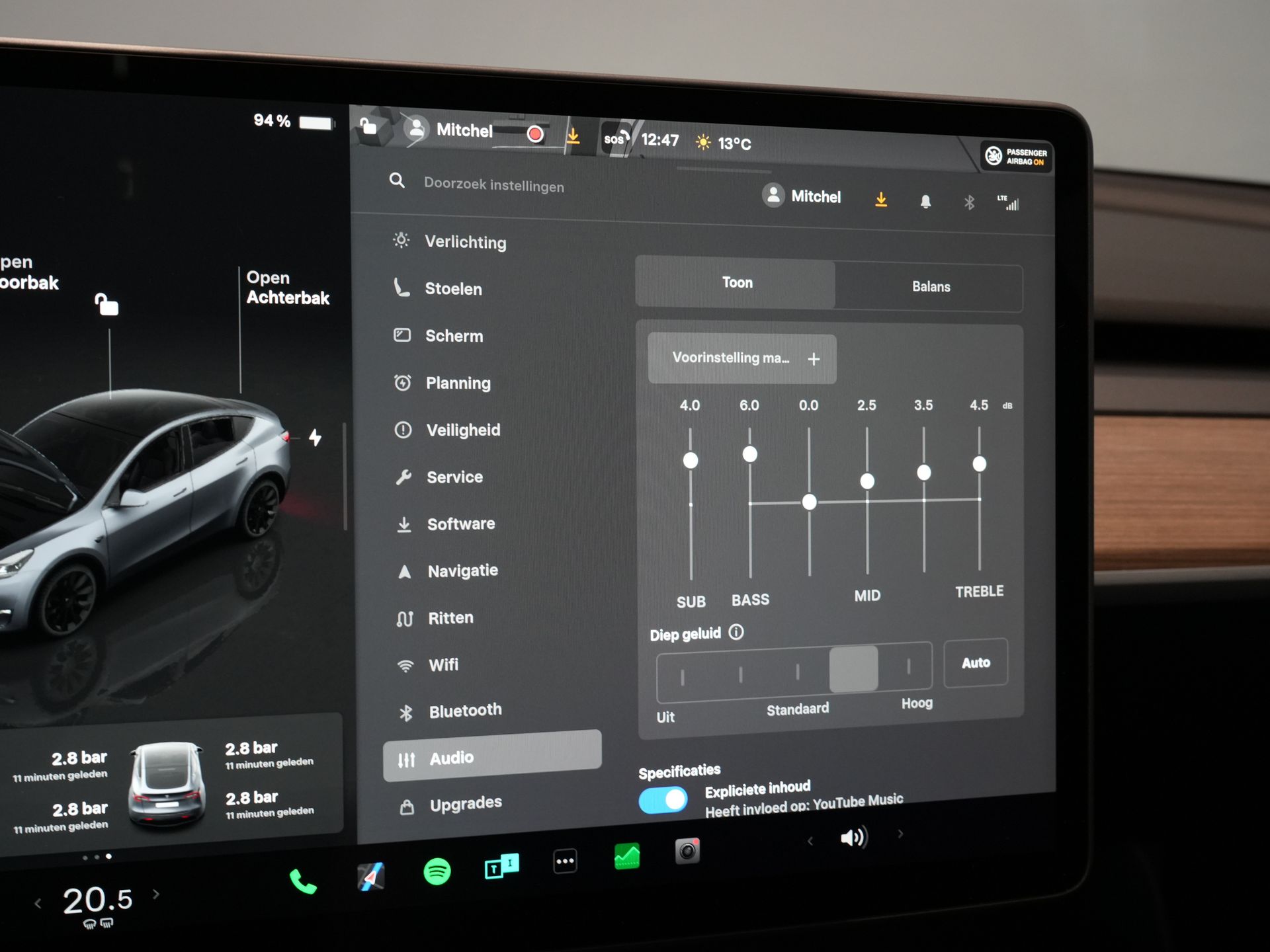 Tesla Model Y SUV 455 Km WLTP (DEMO) Auto Pilot/ Pano/ Memory/ Elek.klep/ Stoelverw./ Navi/ 360 Camera/ Climate/ 20” LMV