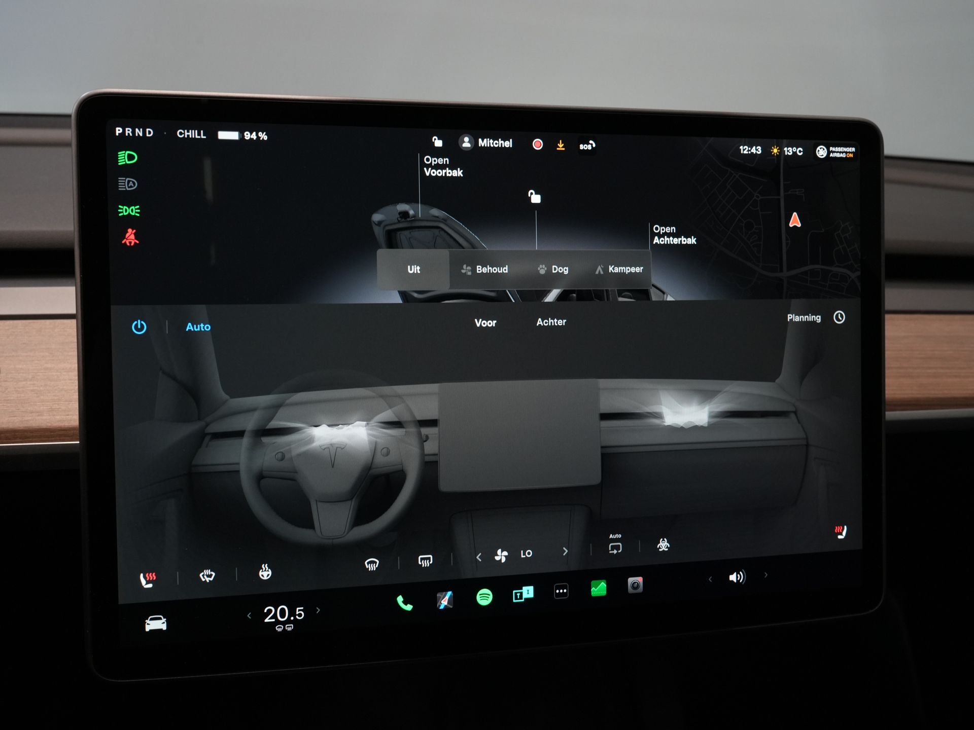 Tesla Model Y SUV 455 Km WLTP (DEMO) Auto Pilot/ Pano/ Memory/ Elek.klep/ Stoelverw./ Navi/ 360 Camera/ Climate/ 20” LMV