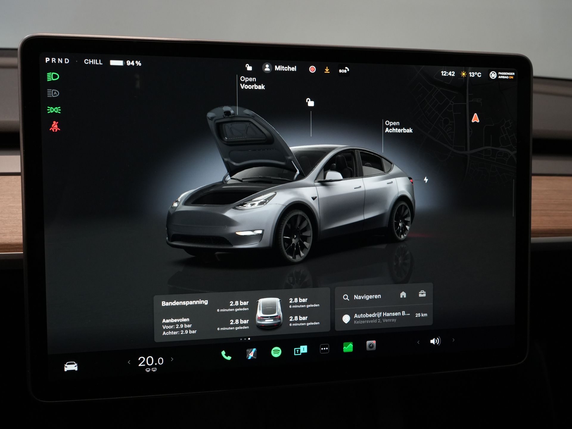 Tesla Model Y SUV 455 Km WLTP (DEMO) Auto Pilot/ Pano/ Memory/ Elek.klep/ Stoelverw./ Navi/ 360 Camera/ Climate/ 20” LMV