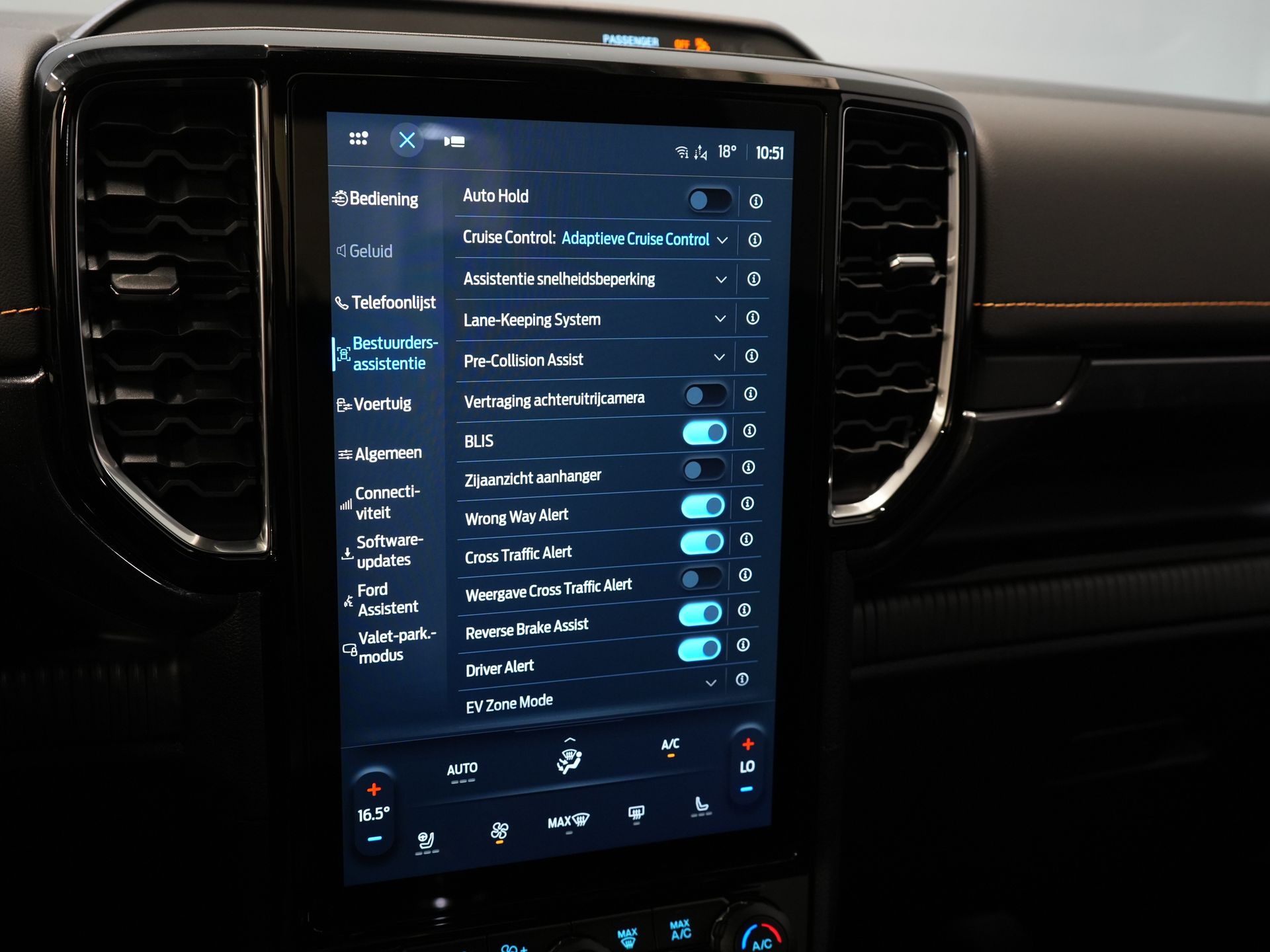 Ford Ranger Bestelbus Wildtrak 2.3 PHEV Double Cab 4x4/ B&O/ Tech-Pack/ Adapt.Cruise/ 3.5t Trekverm./ 360 Camera/ Leder/ Alarm/ Navi/ Carplay/ Trekhaa
