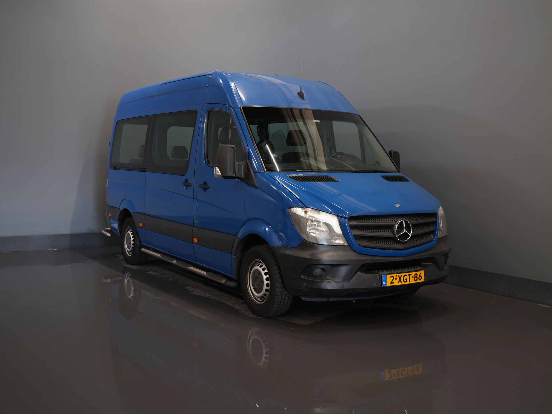Mercedes-Benz Sprinter Personenvervoer 213 2.2 CDI Aut. L2H2 9 Persoons EXPORT Incl. BTW&BPM €13.915,- Airco/ PDC/ Sidebars/ Rearbar