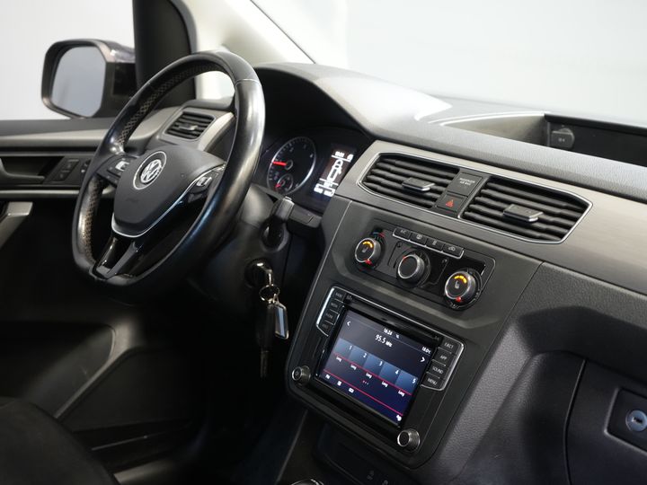 Volkswagen Caddy Van 2.0 TDI 100 ch DSG Aut. BPM FREE ! Edition 35 Carplay/ Seatverw./Chauffage au sol/ Cruise/ Airco/ PDC/ LMV/ Porte-bagages/ Barre de remorquage/ In