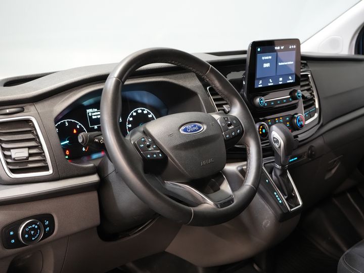 Ford Transit Custom Bestelbus 320 2.0 TDCI 170 pk Aut. L2 Trend BPM VRIJ! Carplay/ Stoelverw./ Camera/ PDC/ LMV/ Dakdragers/ Trekhaak
