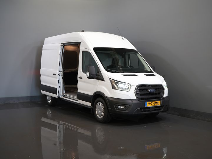 Ford Transit Bestelbus 350 2.0 TDCI 185 pk Aut. L3H3 Riem V.V/ 2xSchuifdeur/ Bi-Xenon/ Elek.Stoel/ Carplay/ Stoelverw./ Camera/ Cruise/ PDC/ Navi