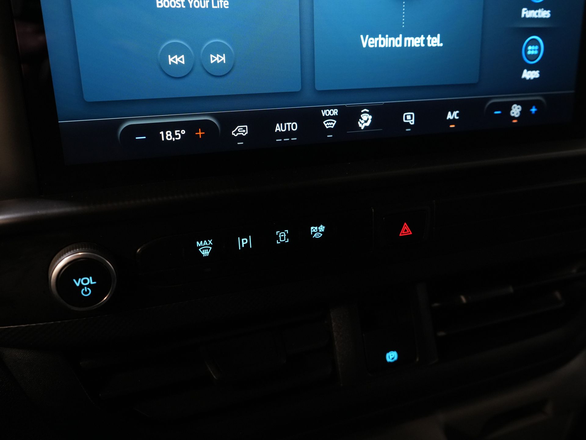 Ford Transit Custom Bestelbus 320 2.0 TDCI 135 pk L2 Trend LED/ 2.8t Trekverm./ Carplay/ Climate/ Cruise/ Camera/ PDC