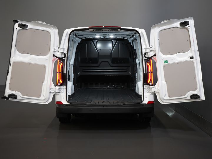 Ford E-Transit Custom Van 320 Trend 65 kWh 328 km WLTP LED/ Szybka ładowarka/ Ogrzewanie postojowe/ Ogrzewanie siedzeń/ Carplay/ Klimatyzacja/ Kamera/ PDC/ Tempomat