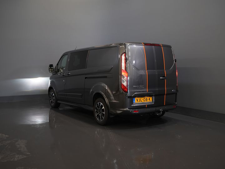 Ford Transit Custom Van 2.0 TDCI 185 CP L2 Sport DC Double Cab/ NL Car/ Bi-Xenon/ 2xSliding Door/ 2.8t Towing Muffler/ Carplay/ Stoelverw./ Airco/ Navi/ Cr