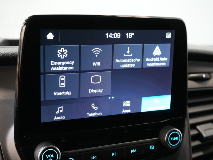 Ford Transit Custom Bestelbus 2.0 TDCI 130 pk L2H2 Trend MHEV BPM VRIJ! Sortimo/ Inrichting/ Standkachel/ Stoelverw./ Omvormer/ Carplay/ Camera/ Cruise/ Trekh