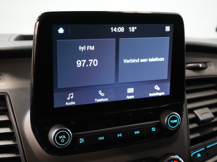 Ford Transit Custom Bestelbus 2.0 TDCI 130 pk L2H2 Trend MHEV BPM VRIJ! Sortimo/ Inrichting/ Standkachel/ Stoelverw./ Omvormer/ Carplay/ Camera/ Cruise/ Trekh