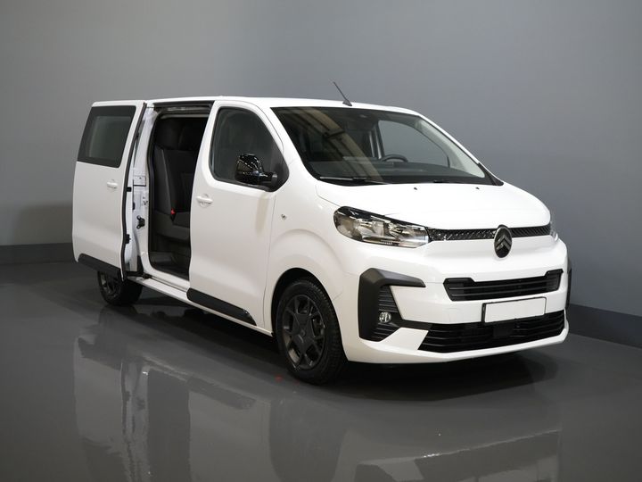 Citroën Jumpy Bestelbus 2.0 HDI 180 pk Aut. DC Dubbel Cabine BPM VRIJ! 2x Schuifdeur/ Virtual Cockpit/ Navi/ Carplay/ Camera/ PDC/ Cruise/ Trekhaak/ Air