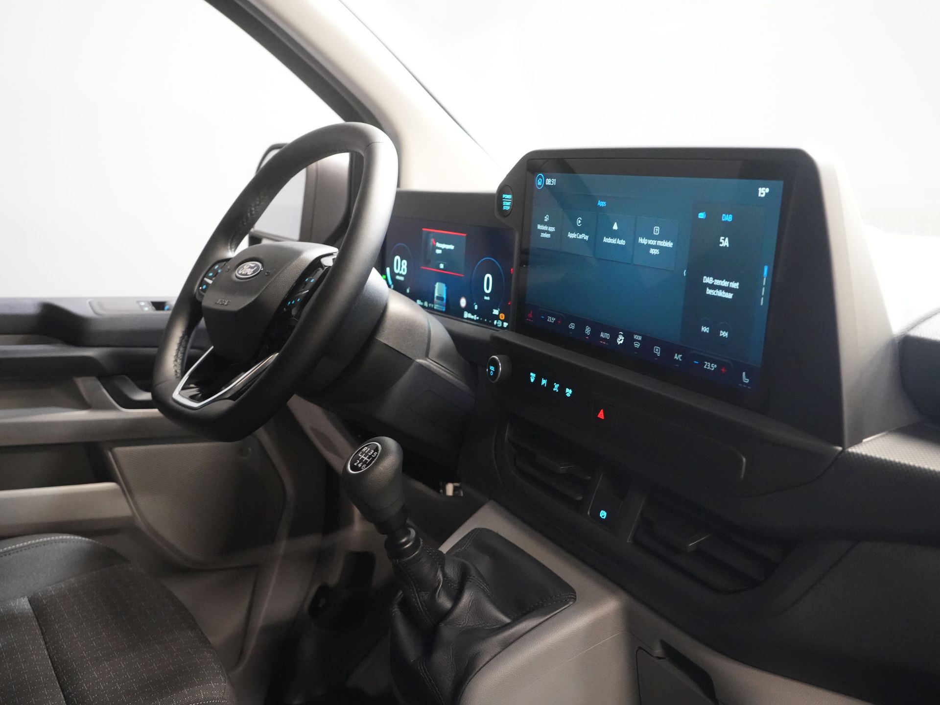 Ford Transit Custom Bestelbus 2.0 TDCI 150 pk Trend DC Dubbel Cabine BPM VRIJ! Garantie 5J of 200.000km/ Adapt.Cruise/ 2xSchuifdeur/ LED/ Navi/ Stoelverw./ Vi