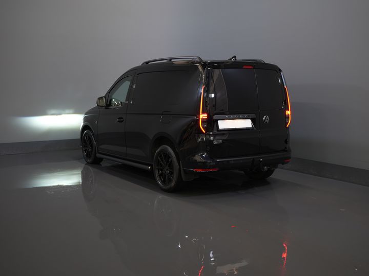 Volkswagen Caddy Cargo Bestelbus 2.0 TDI 125 pk DSG Aut. BPM VRIJ! Black Edition/ LED/ Virtual Cockpit/ Leder/ Adapt. Cruise/ Carplay/ Stoelverw./ Camera
