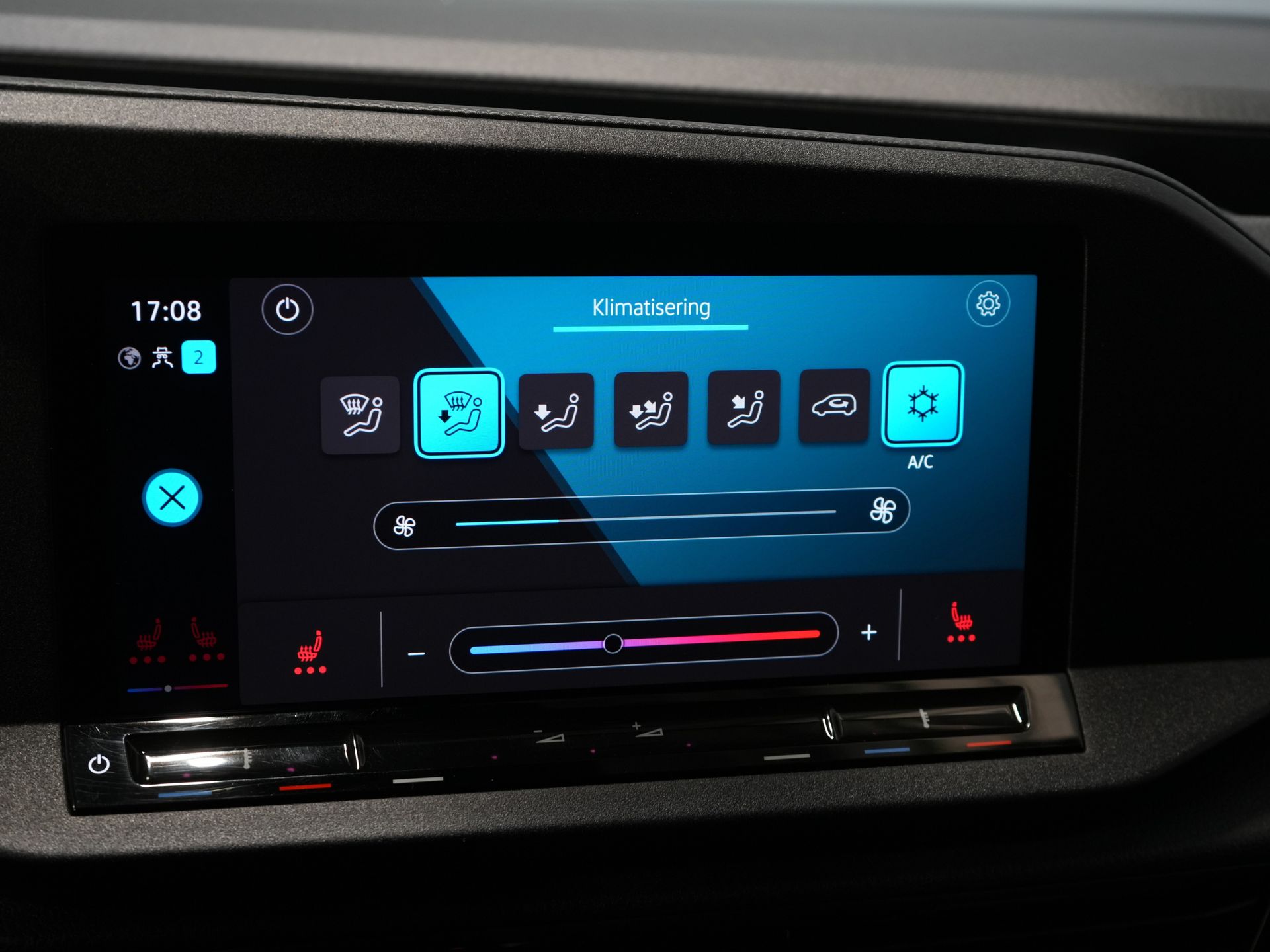 Volkswagen Caddy Cargo Bestelbus 2.0 TDI 125 pk DSG Aut. BPM VRIJ! Black Edition/ LED/ Virtual Cockpit/ Leder/ Adapt. Cruise/ Carplay/ Stoelverw./ Camera