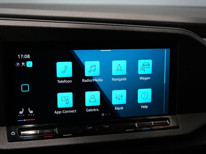 Volkswagen Caddy Cargo Bestelbus 2.0 TDI 125 pk DSG Aut. BPM VRIJ! Black Edition/ LED/ Virtual Cockpit/ Leder/ Adapt. Cruise/ Carplay/ Stoelverw./ Camera