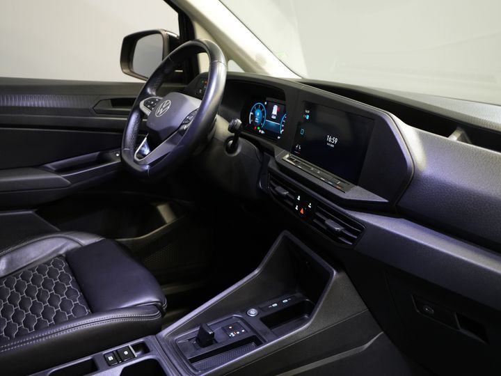 Volkswagen Caddy Cargo Bestelbus 2.0 TDI 125 pk DSG Aut. BPM VRIJ! Black Edition/ LED/ Virtual Cockpit/ Leder/ Adapt. Cruise/ Carplay/ Stoelverw./ Camera