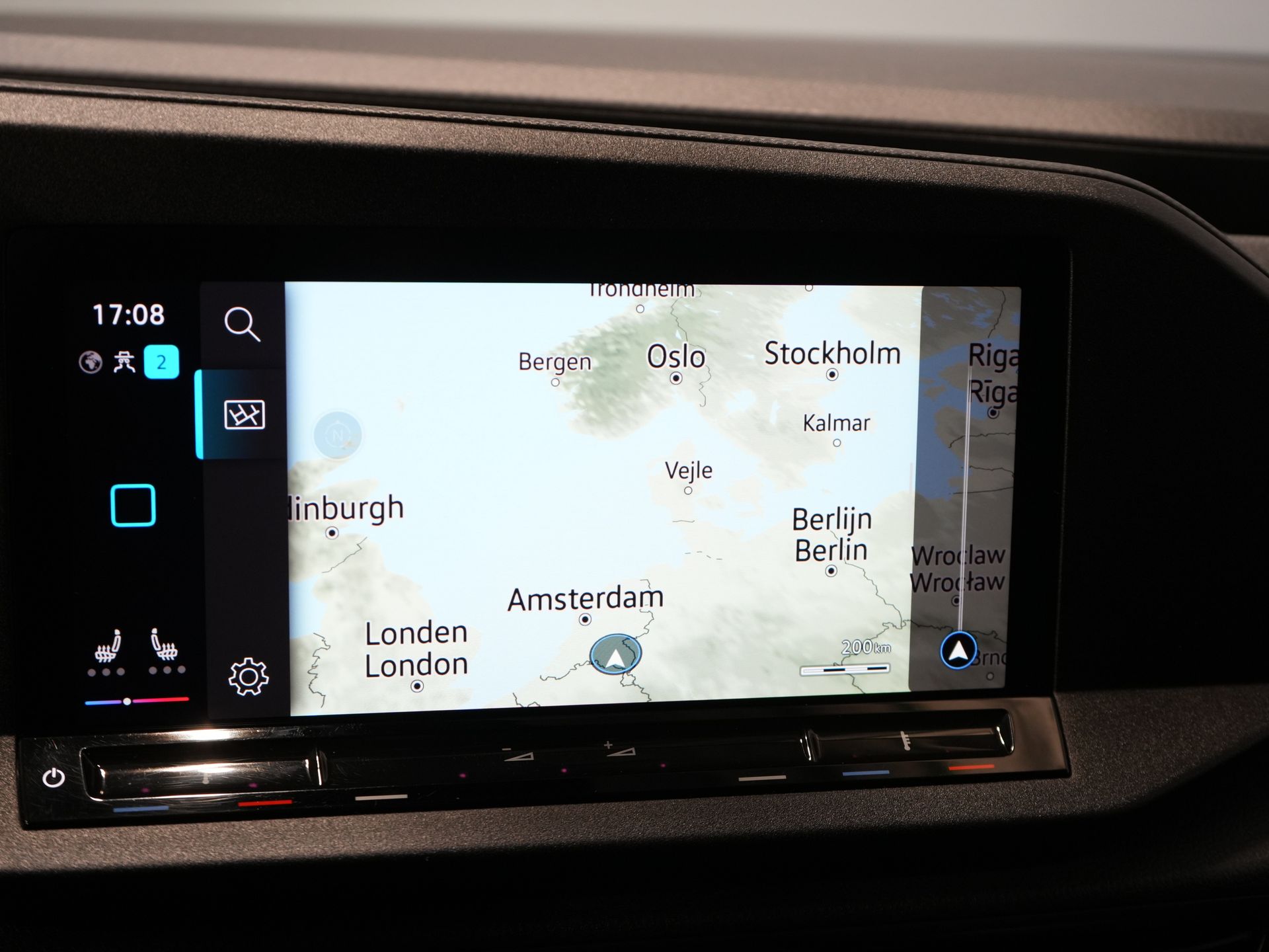 Volkswagen Caddy Cargo Bestelbus 2.0 TDI 125 pk DSG Aut. BPM VRIJ! Black Edition/ LED/ Virtual Cockpit/ Leder/ Adapt. Cruise/ Carplay/ Stoelverw./ Camera