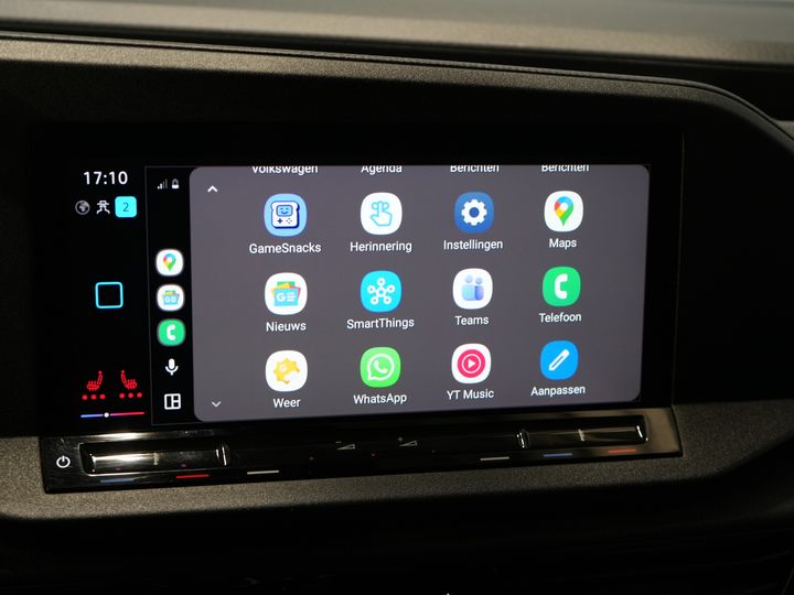 Volkswagen Caddy Cargo Bestelbus 2.0 TDI 125 pk DSG Aut. BPM VRIJ! Black Edition/ LED/ Virtual Cockpit/ Leder/ Adapt. Cruise/ Carplay/ Stoelverw./ Camera