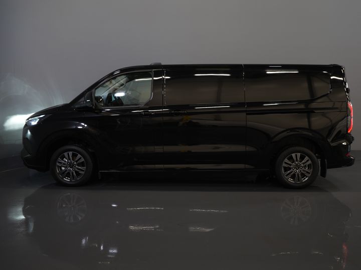 Ford E-Transit Custom Van 340 65 kWh 218 KM 330 km WLTP L2 Limited 2x drzwi przesuwne/ elektryczne przesuwne/ 2,3 t uciąg/ szybka ładowarka/ Matrix LED/ B&O/ adaptacyjny tempomat/ St