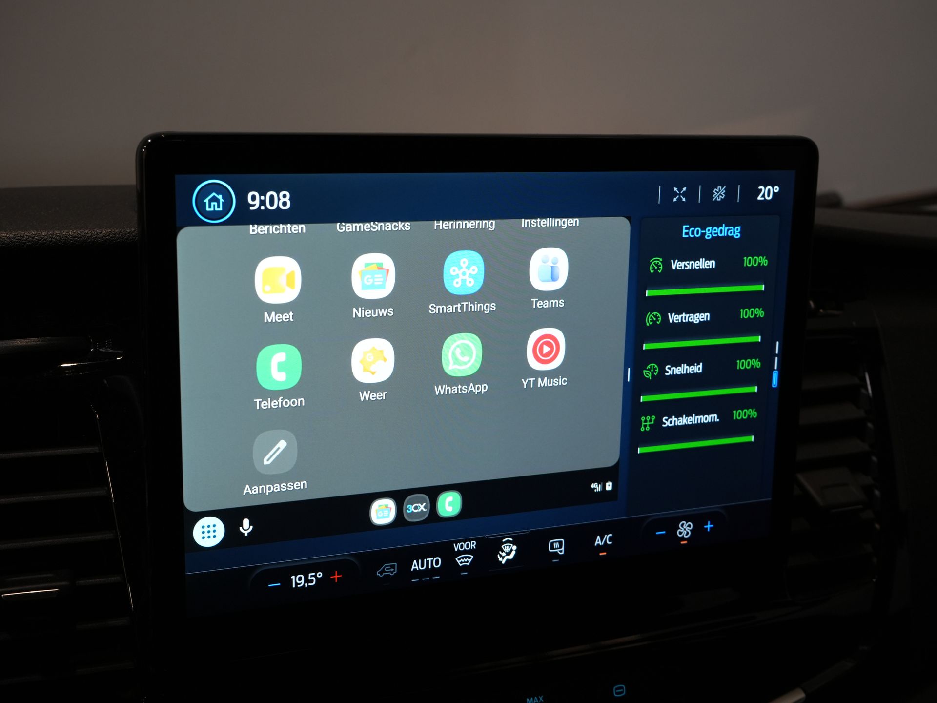 Ford Transit Open laadbak 2.0 TDCI 130 pk DC Dubbel Cabine Open Laadbak/ 7 Pers./ 3.0t Trekverm./ Carplay/ Cruise/ Climate/ Pick Up