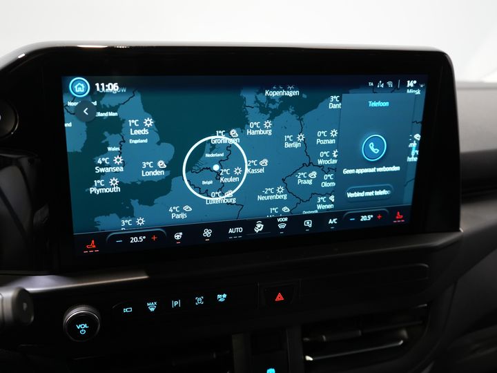 Ford E-Transit Custom Van 340 65 kWh 330 km WLTP L2 Limited Gwarancja 5 lat/ 2,3 t Ładowność/ Szybka ładowarka/ Matrix LED/ B&O/ Adapt.Cruise/ Ogrzewanie postojowe/ Carplay