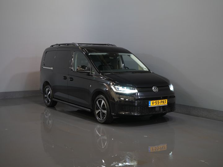 Volkswagen Caddy Cargo Maxi Van 2.0 TDI 125 KM DSG Aut. Black Edition LED/ Spoiler/ Warga przednia/ 18'' LMV/ Adapt.Cruise/ Ogrzewanie podłogowe/ Seatverw./ Skóra/ Carplay/ N